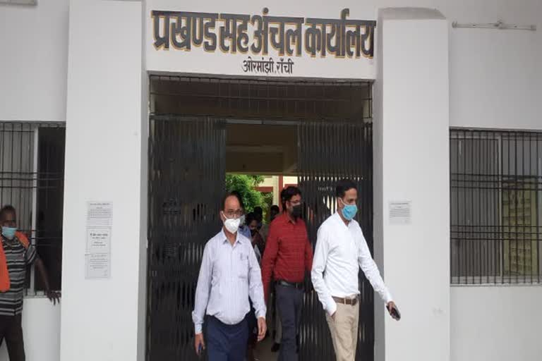 DC inspected Ormanjhi block in ranchi