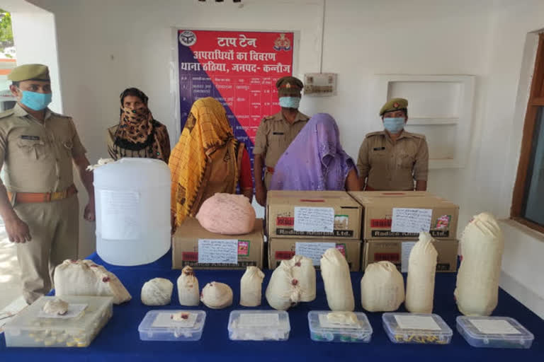 Kannauj Police busted fake liquor factory