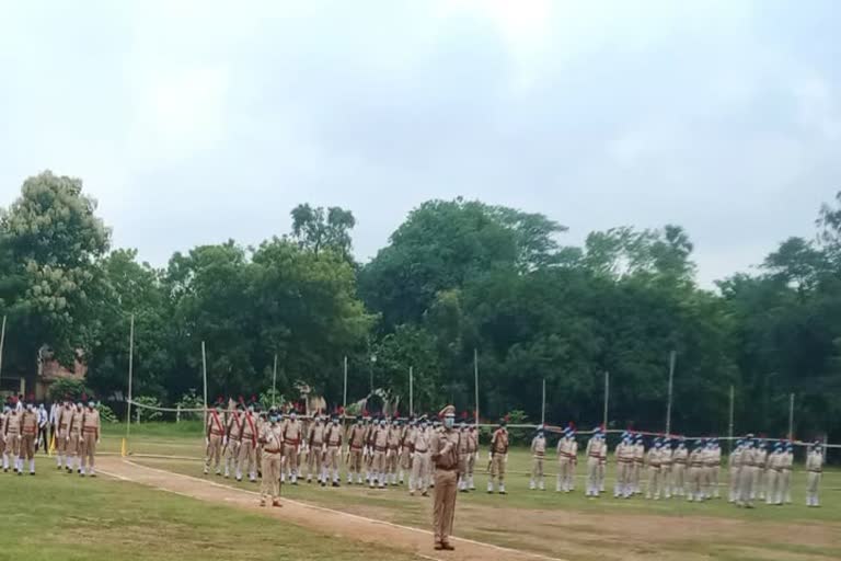 Full Dress Rehearsal For 74th Independence Day Celebrations At chaibasa