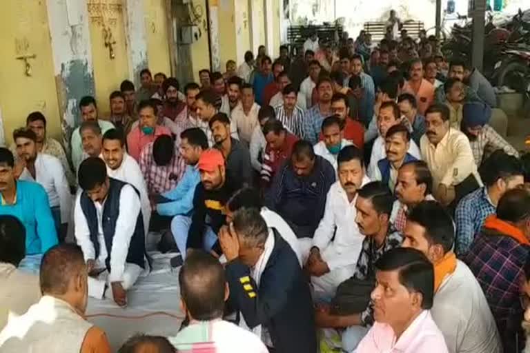 roadways workers protest in hardoi