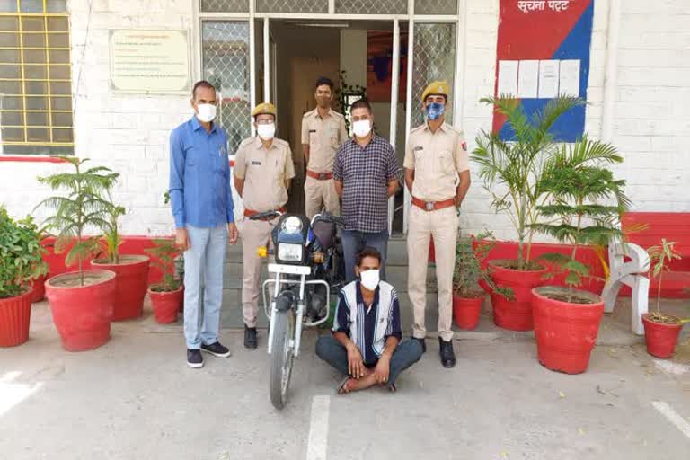 Pali news, bike theft, accused arrested