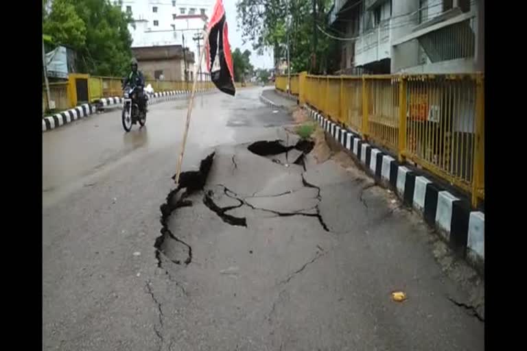 transport affected because of rain