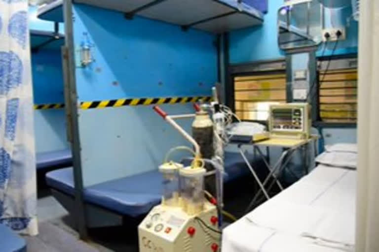 Isolation ward in railway