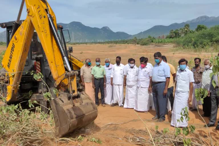 Commencement of civic work in Radapuram constituency