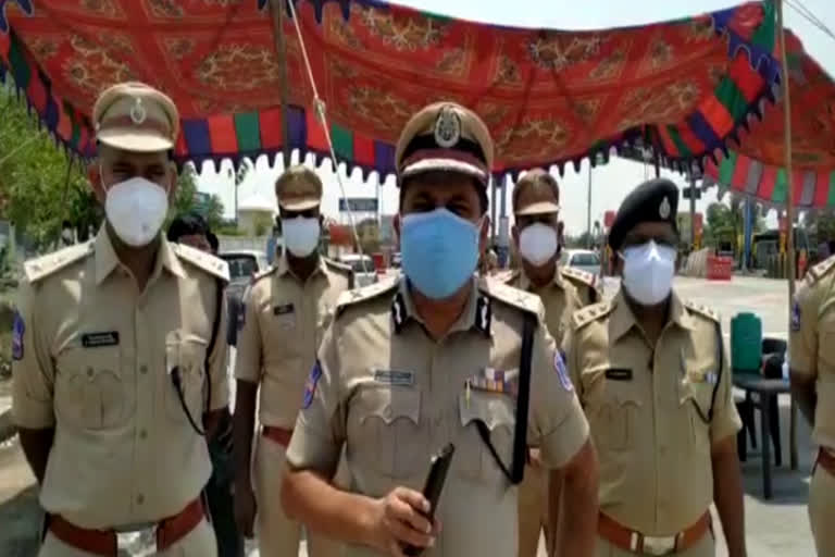 rachakonda cp mahesh bhagavath visited guduru check post