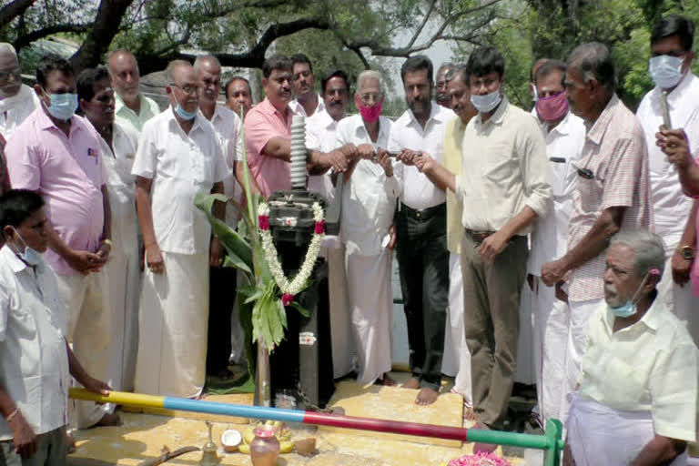 Water opening for first go irrigation from Kodiveri dam