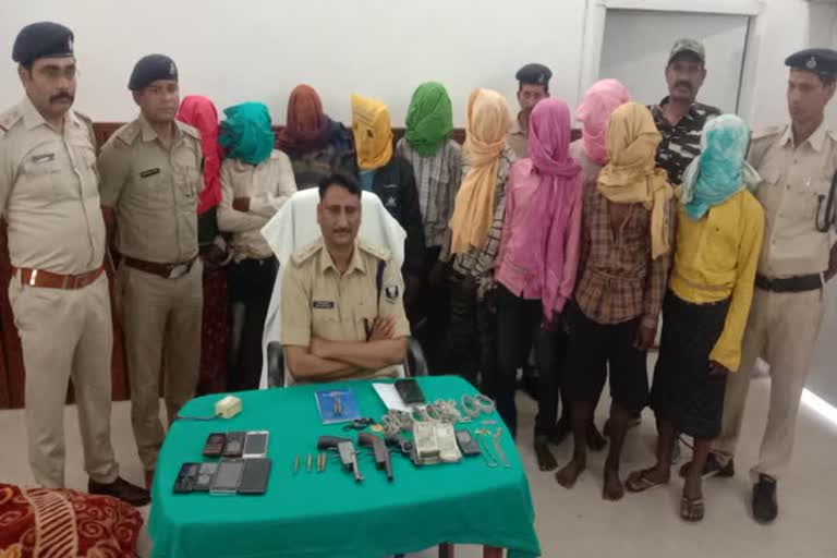 Thief gang members arrested in Kaimur