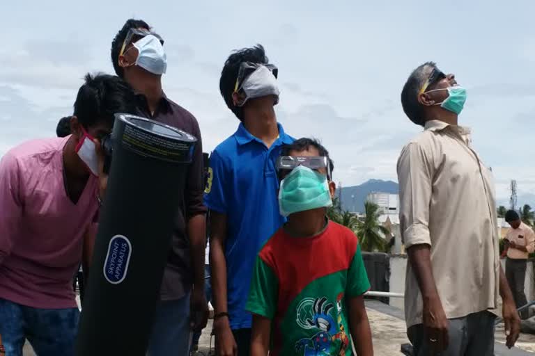 Solar eclipse visible in covai district