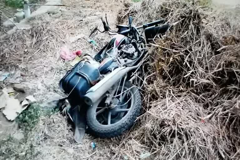 Zonal Deputy Tahsildar bike damage