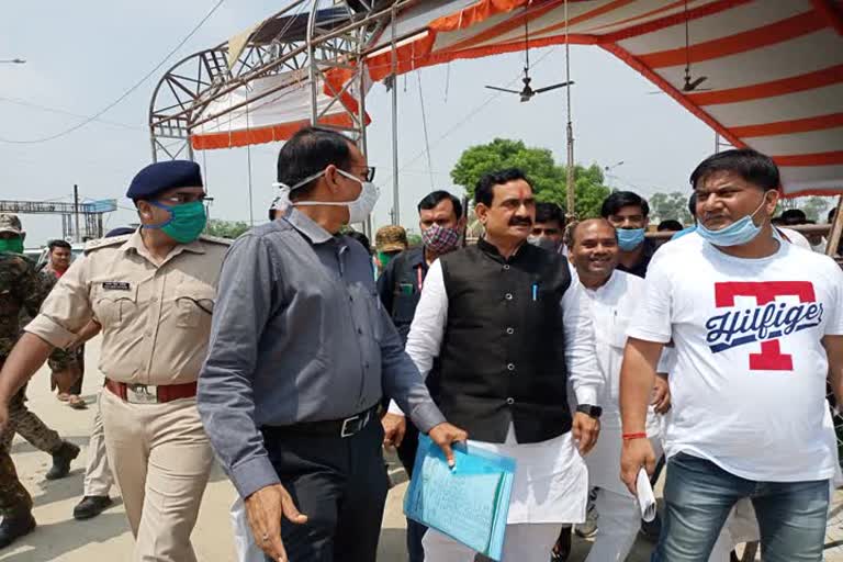 Narottam mishra inspection