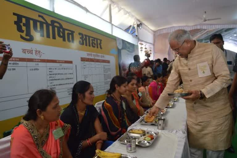 Food distribution under the CM Nutrition Campaign