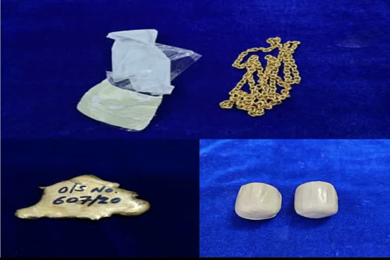 366 g gold seized at Chennai airport smuggling from dubai