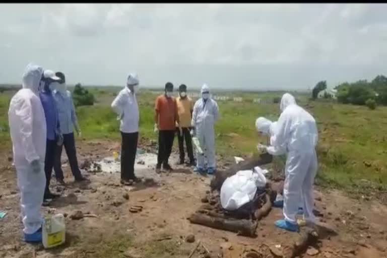 Dhule RSS corona funeral rite