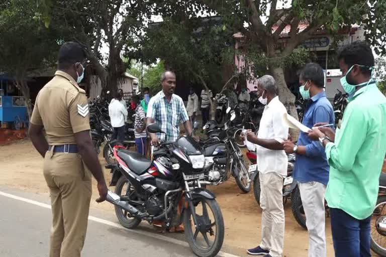 Motorists who go without masks are fined!