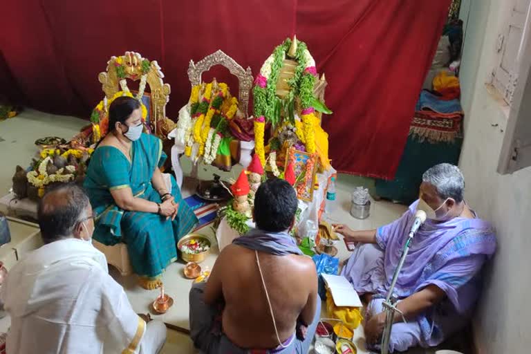 seetharamula pattabhishekam in yadadri