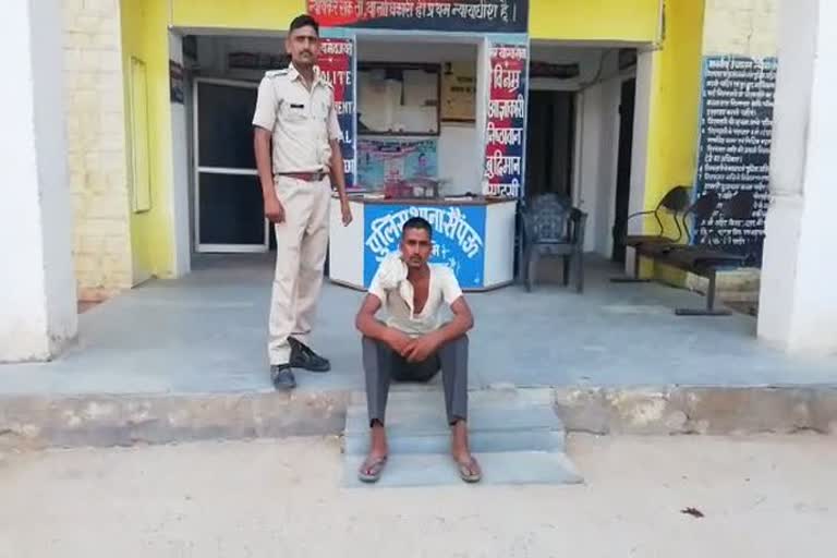Dholpur police action, man arrested with illegal gun 