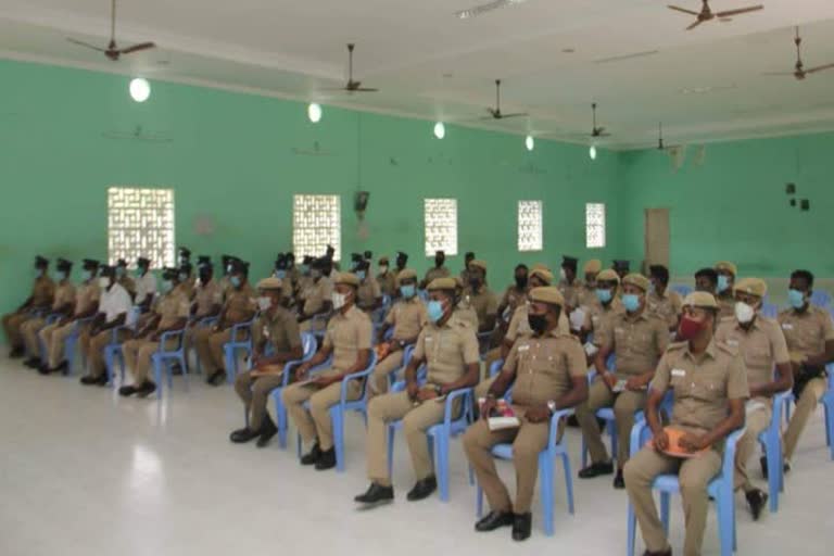 Disaster recovery training for armed guards in Nagai