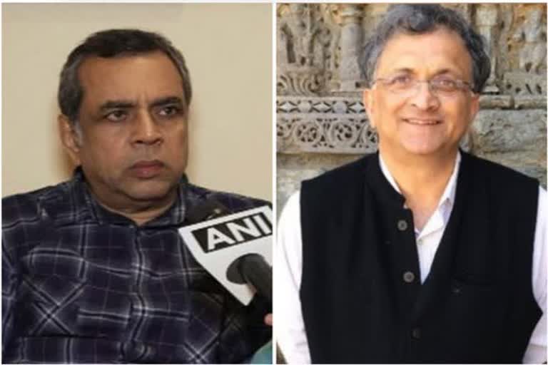 Paresh Rawal dubbed the historian Gutless Guha and Chuha Guha on Twitter