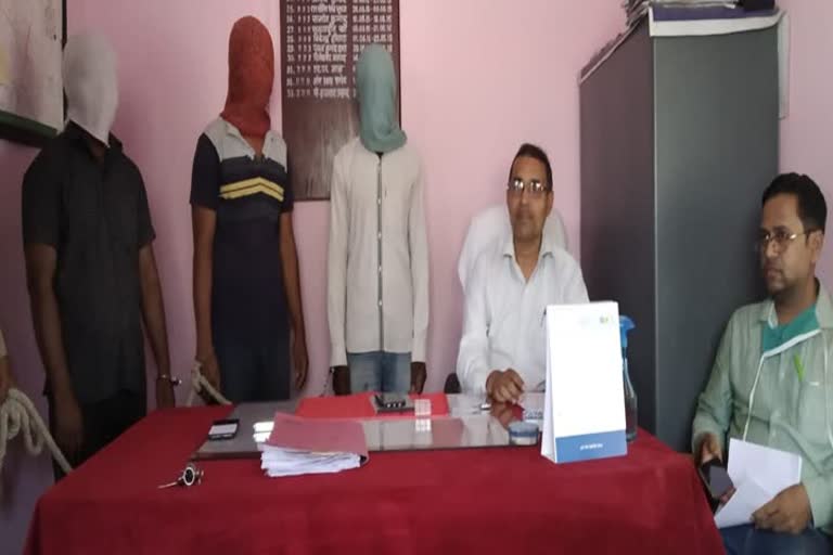 Police arrested three people in Hazaribag