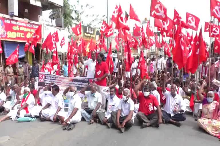 Farmers protest