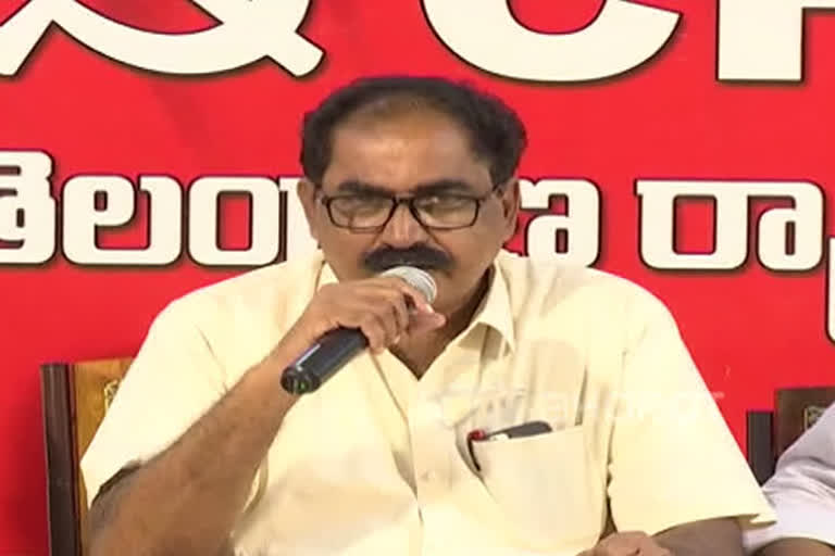 tammineni veerabhadram, cpm state secretary tammineni veerabhadram