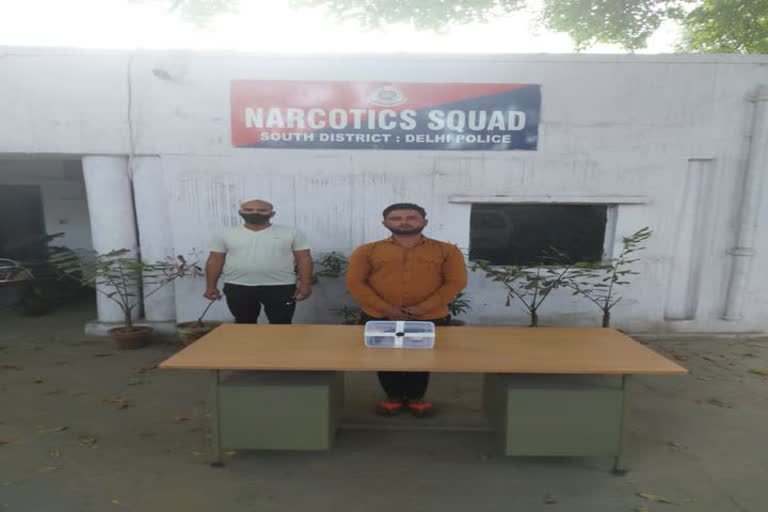 Narcotics team nabbed an accused with an illegal weapon