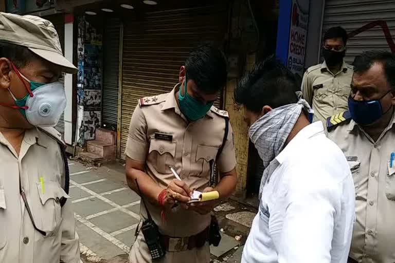 Penalty on shopkeeper due to the violation of lockdown