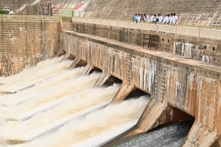 Water Opening From Bhavani Sagar Dam