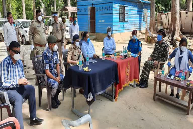 coordination meeting held between india and nepal officers in lakhimpur kheri