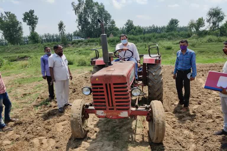 बिजनौर में चलाया तालाब अतिक्रमण मुक्त अभियान.