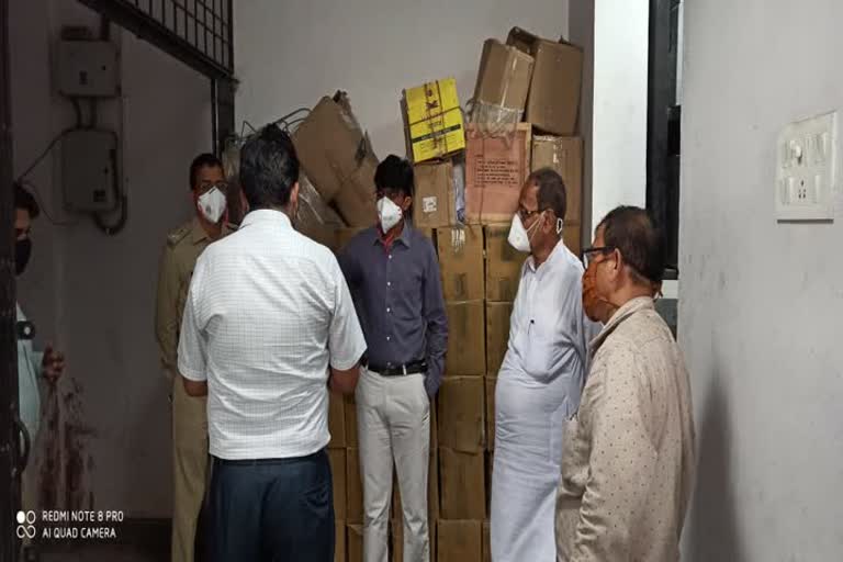 dm and ssp inspection evm godown 