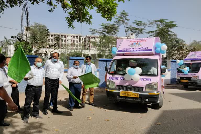 8 Awareness Chariot departs from PMCH to awareness from Corona in Patna