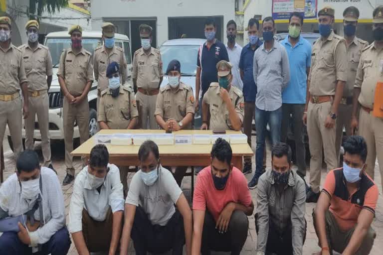 पुलिस ने 6 ट्रक लुटेरों को किया गिरफ्तार.