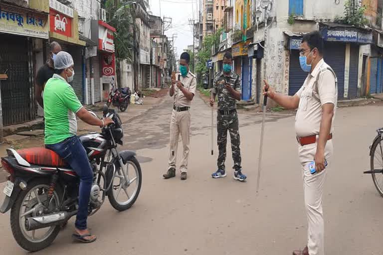 Lockdown situation in midnapore and jhargram