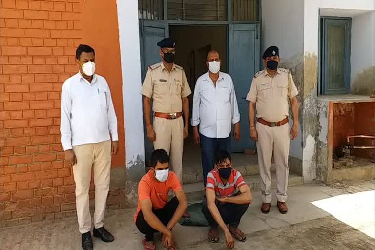 Uncle nephew stealing Jewelry in his house arrested in bhiwani