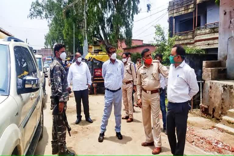 DC inspects Jharkhand-UP border in Garhwa