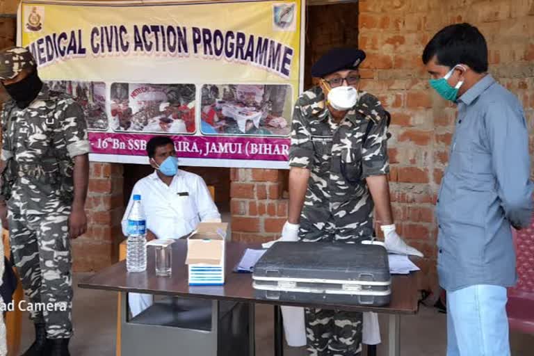 ssb set up free health check-up camp 