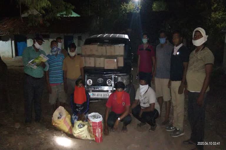 Liquor seized chandrapur