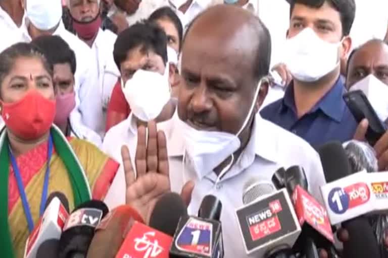   H D Kumaraswamy outrage against Vishwanath 