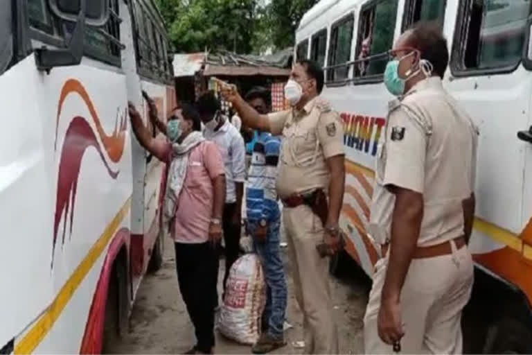 police detained 6 bus driver 