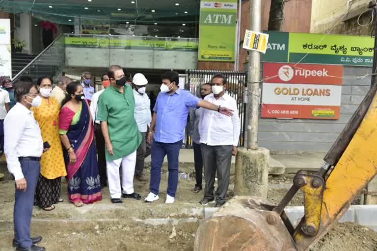 White tapping work in VV puram