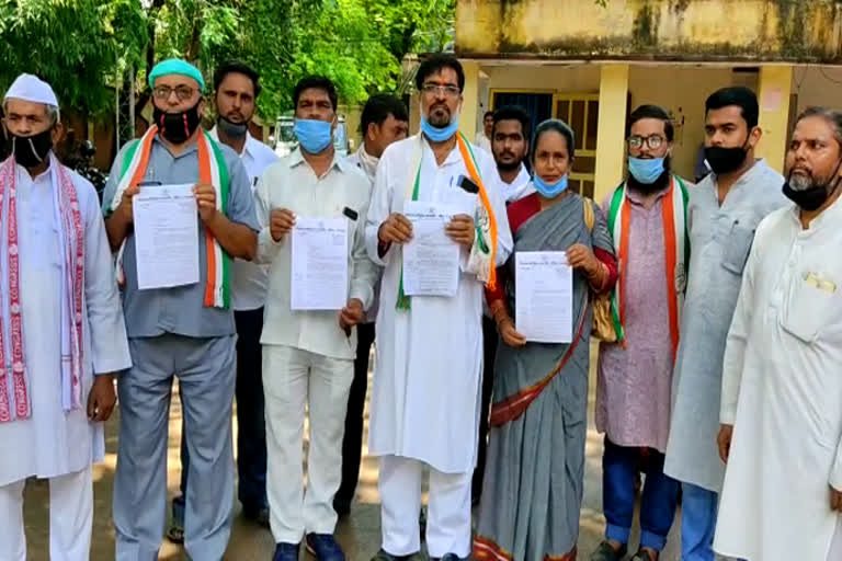 CONGRESS WORKER SEND Memorandum TO GOVERNER  