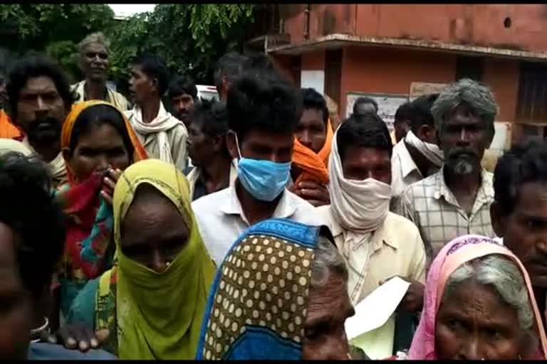 Tribal families upset over not getting ration