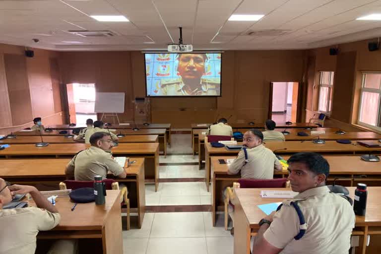 Godda SP takes online class for trainee IPS of NPA Hyderabad 