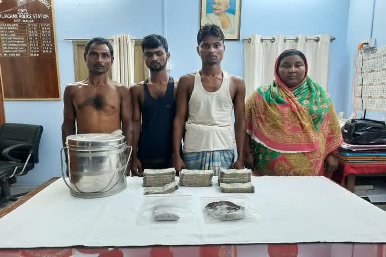 4 drug peddler arrested at Kaliachak