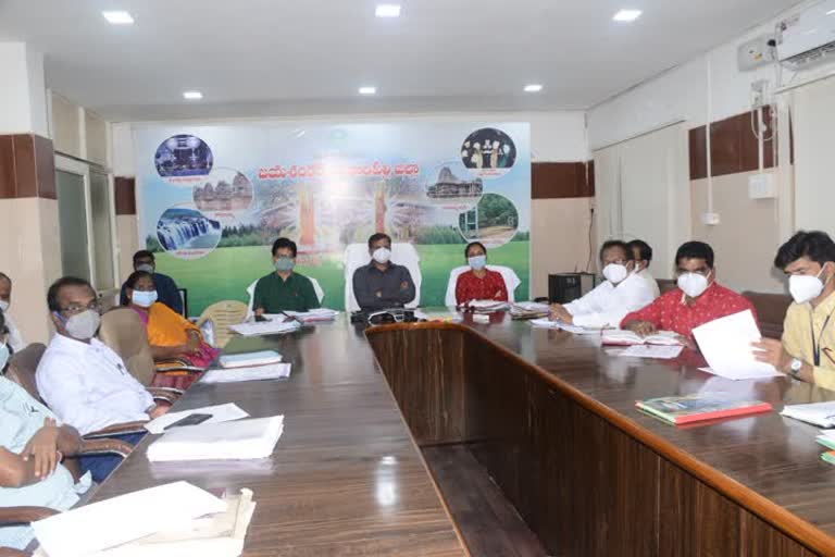 jayashanker bhupalapalli collector adithya participated video conference