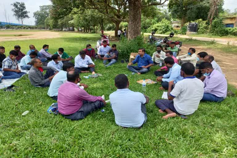 Virtual meeting of Jharkhand State MNREGA Employees Union