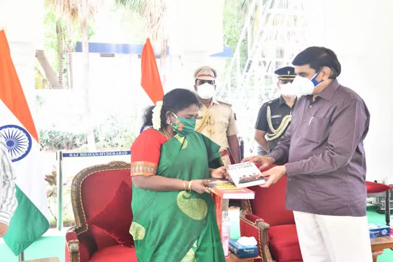 jntu vice chancellor met governor 