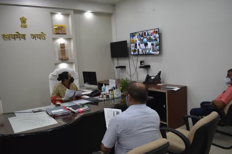 dm held meeting with officers by video conferencing