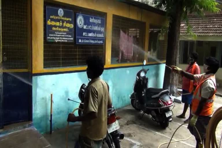 corona virus spread in theni periyakulam sub-jail 